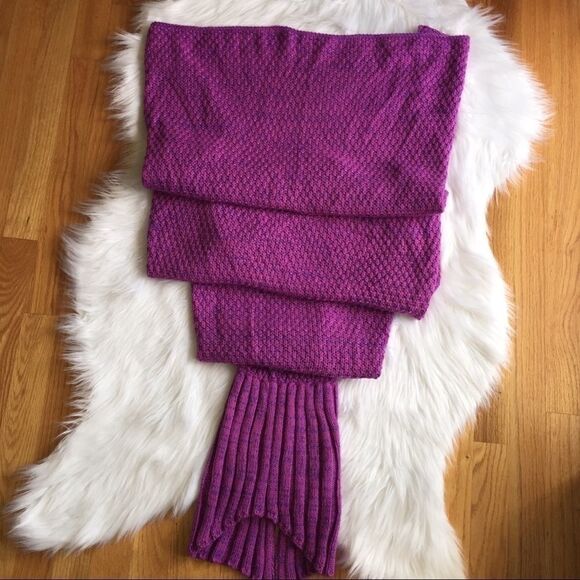 Colorful Mermaid Blanket  - Picture 1 of 2